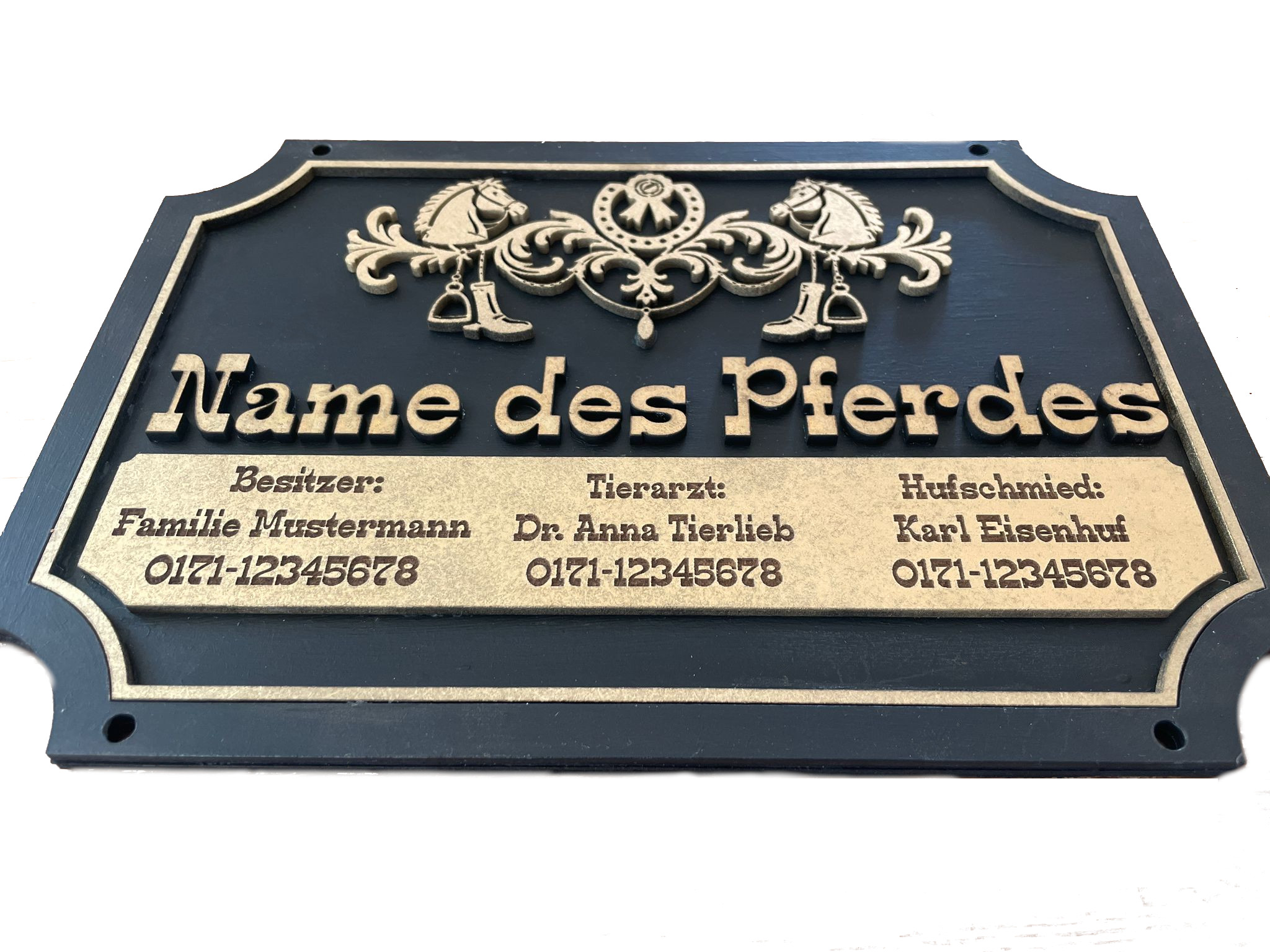 Personalisierbares Boxenschild – Bild 2