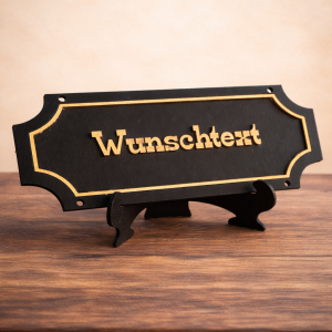 Personalisierbares Schild